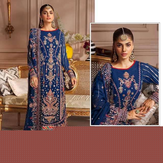PAKISTANI 1040 COLOURS BY ASLIWHOLESALE EMBROIDERY PAKISTANI DRESSES