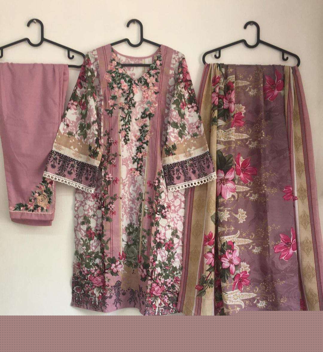 SAPPHIRE A-015 BY ASLIWHOLESALE DESIGNER PURE COTTON HEAVY DRESSES 