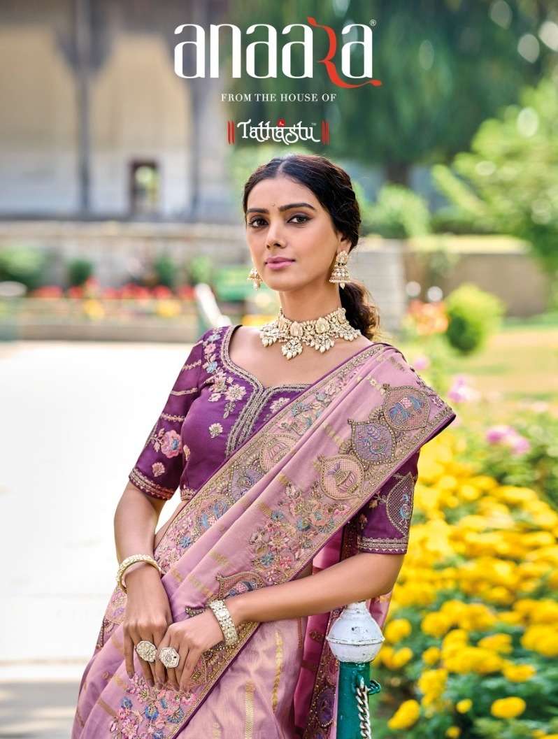 ANAARA 6200 SERIES BY TATHASTU 6201 TO 2010 SERIES DESIGNER HEAVY SILK SAREES