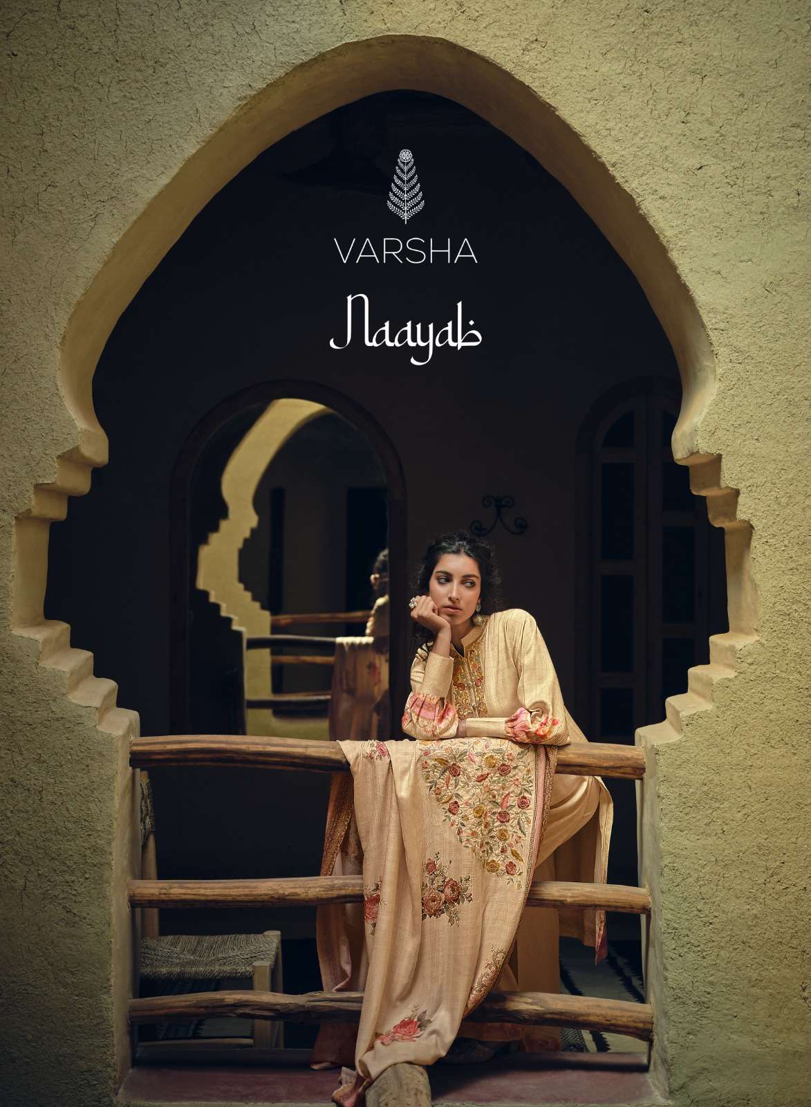 NAAYAB BY VARSHA NB-01 TO NB-06 SERIES HEAVY PASHMINA SILK DRESSES