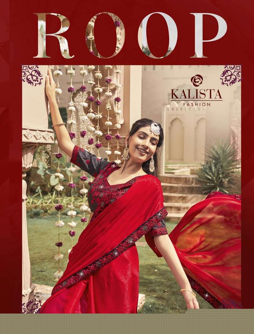 ROOP BY KALISTA FASHION 18001 TO 18006 SERIES DESIGNER FANCY SAREES