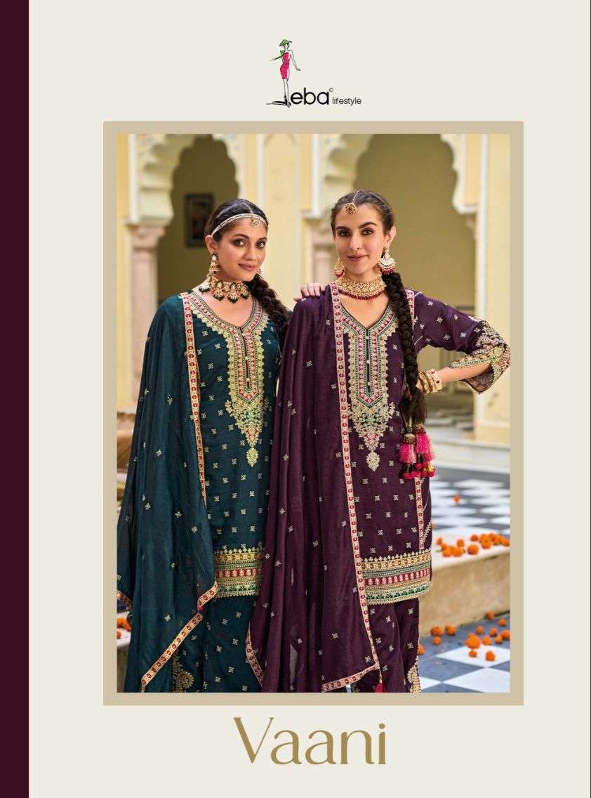 VAANI BY EBA LIFESTYLE 1641 TO 1643 SERIES SILK EMBROIDERY DRESSES