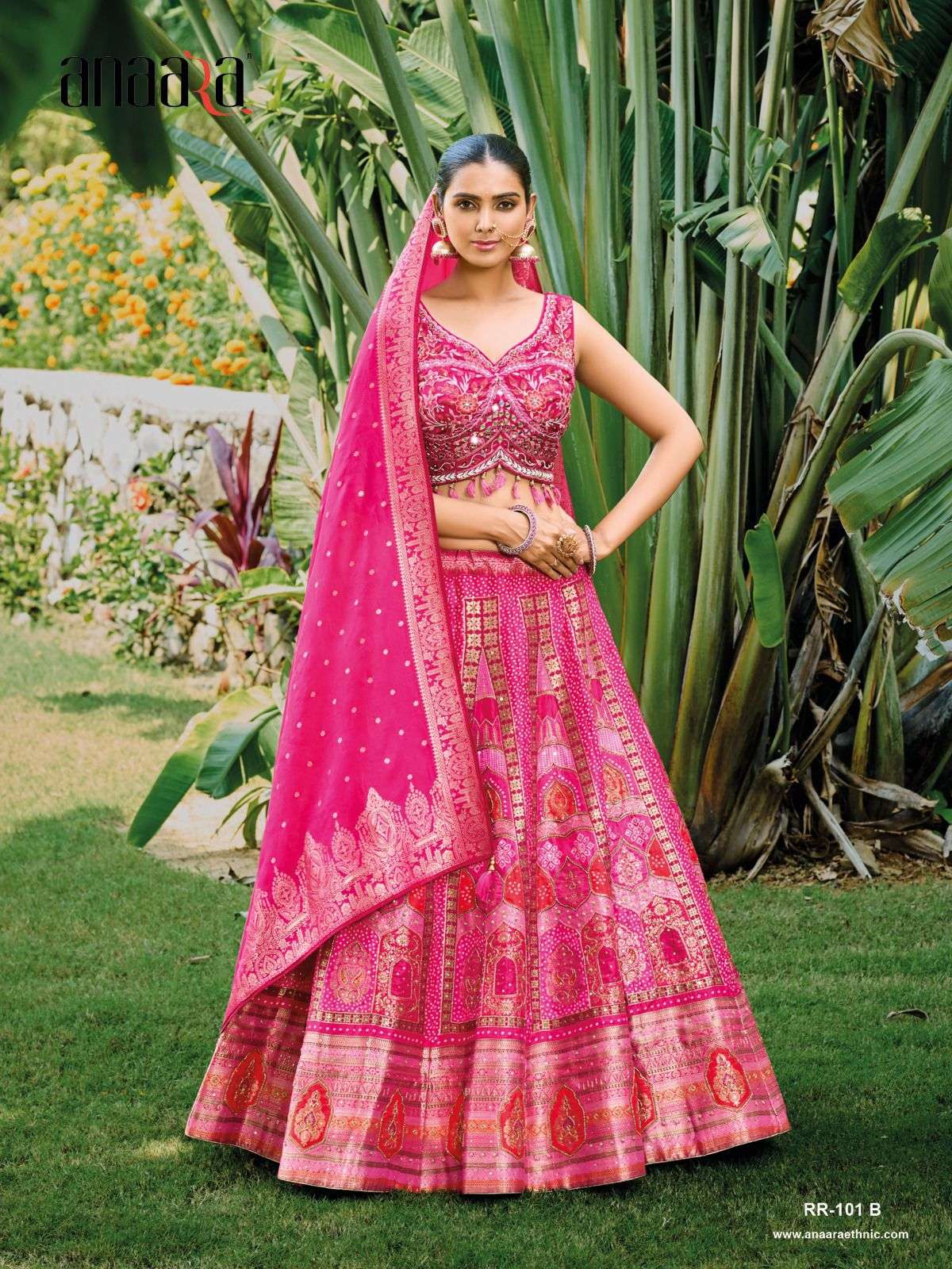 ANAARA 101-102 BY TATHASTU HEAVY DESIGER SILK EMBROIDERY LEHENGAS