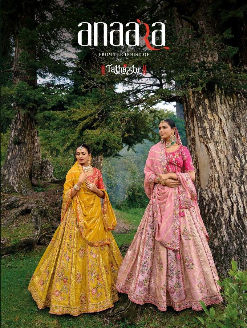 ANAARA 6500 SERIES BY TATHASTU 6501 TO 6512 SERIES DESIGER SILK LEHENGAS