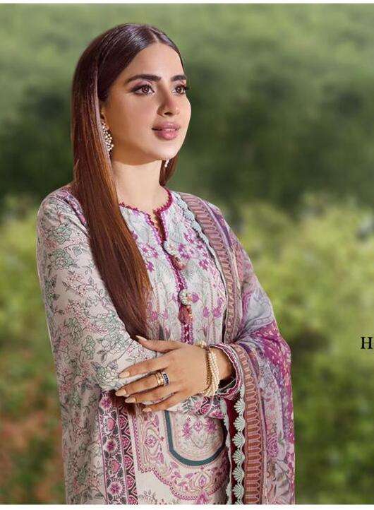 BIN SAEED HEAVY COTTON VOL-3 BY JADE 301 TO 306 SERIES PURE COTTON PRINT PAKISTANI DRESSES