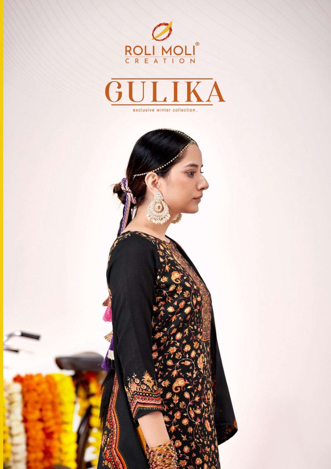 GULIKA BY ROLI MOLI 1001 TO 1008 SERIES SOFT PASHMINA DRESSES