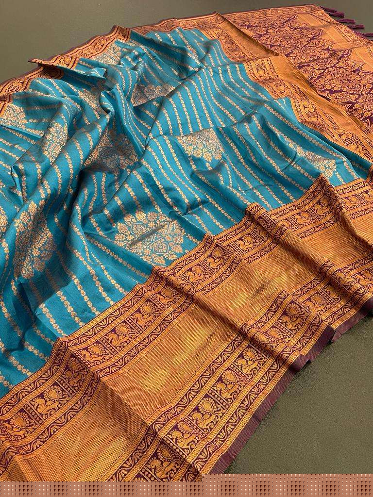 KANCHI SILK VOL-3 BY ASLIWHOLESALE DESIGNER KUBERA PATTU SILK SAREES