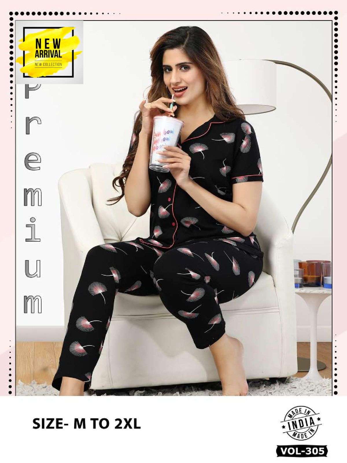 SUMMER SPECIAL 305 BY ASLIWHOLESALE HOSIERY COTTON NIGHT DRESSES