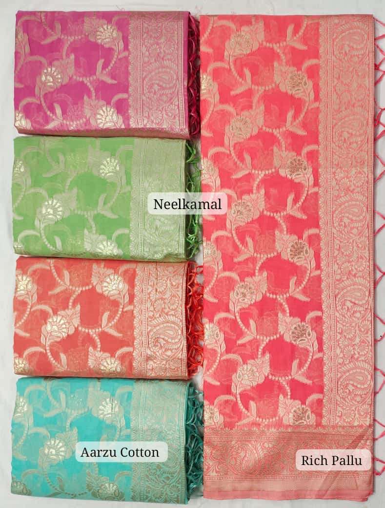 AARZU COTTON-2 BY NEELKAMAL SAREES EXCLUSIVE DESIGNER COTTON SAREES