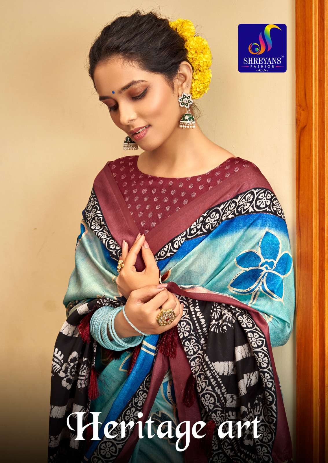 HERITAGE ART BY SHREYANS FASHION 01 TO 09 SERIES DOLA SILK SAREES