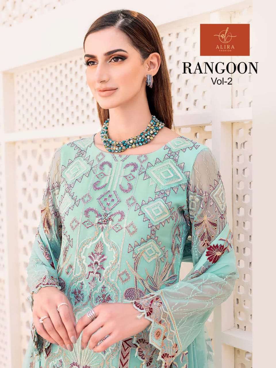 RANGOON VOL-2 BY ALIRA FASHION DESIGNER GEORGETTE PAKISTANI DRESSES