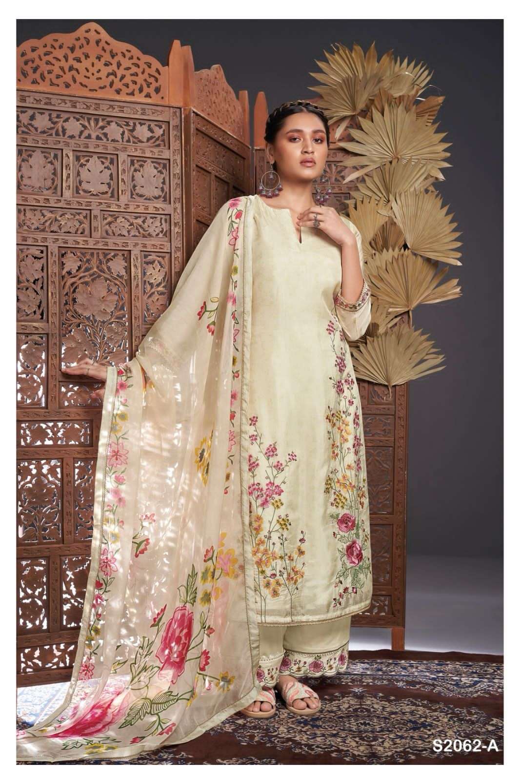 ROMY 2062 BY GANGA FASHIONS HEAVY PREMIUM BEMBERG SILK WORK DRESSES