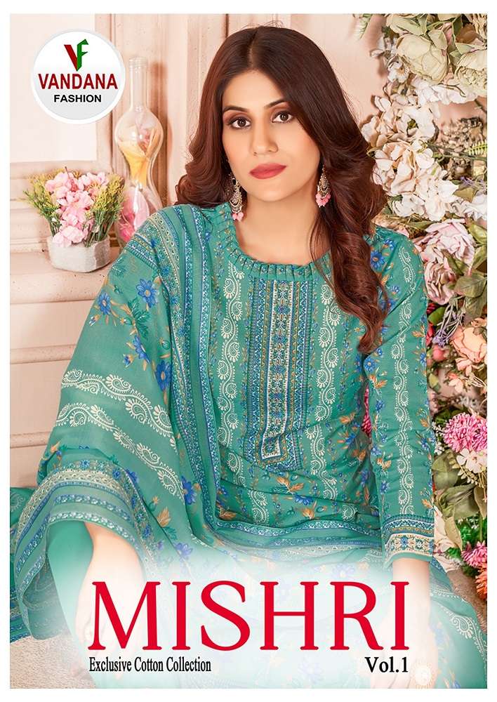 MISHRI VOL-1 BY VANDANA FASHION 1001 TO 1010 SERIES COTTON DRESSES