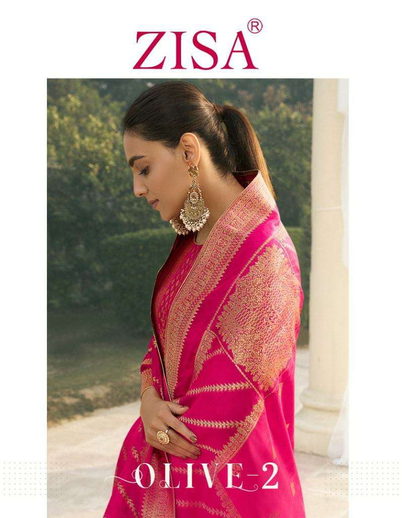 OLIVE VOL-2 BY ZISA 15051 TO 15054 SERIES DESIGNER PREMIUM SILK DRESSES