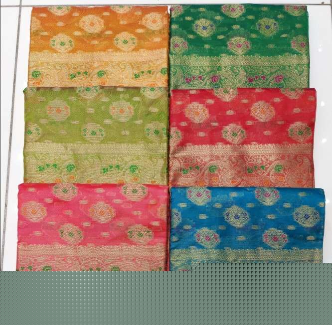7564 COLOUR BY ASLIWHOLESALE DESIGNER PURE FANCY EMBROIDERY SAREES
