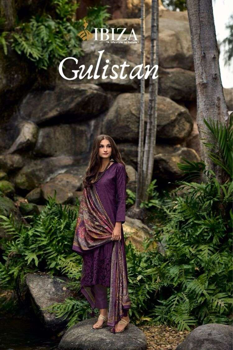 GULISTAN BY IBIZA 10683 TO 10690 SERIES PURE MUSLIN DIGITAL PRINT DRESSES