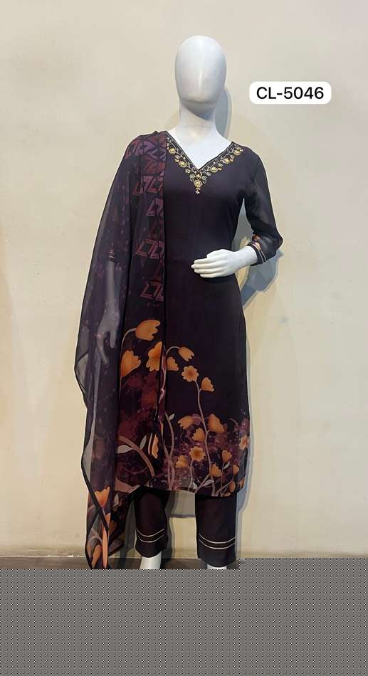 HIRAL VOL-4 BY COLORX 5046 TO 5047 SERIES FACNY VISCOSE ORGANZA PRINT DRESSES
