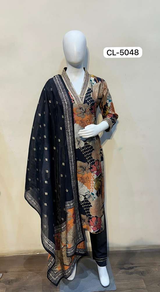 HIRAL VOL-5 BY COLORX 5048 TO 5049 SERIES FACNY MODAL PRINT DRESSES