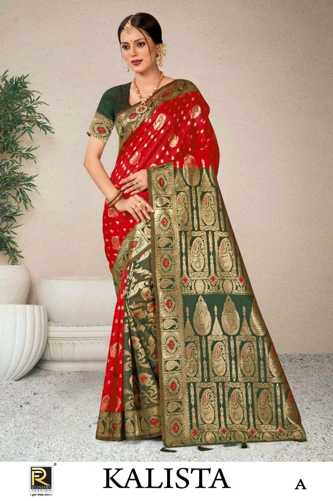 KALISTA BY RONISHA FASHION DESIGNER FANCY BANARASI SILK SAREES