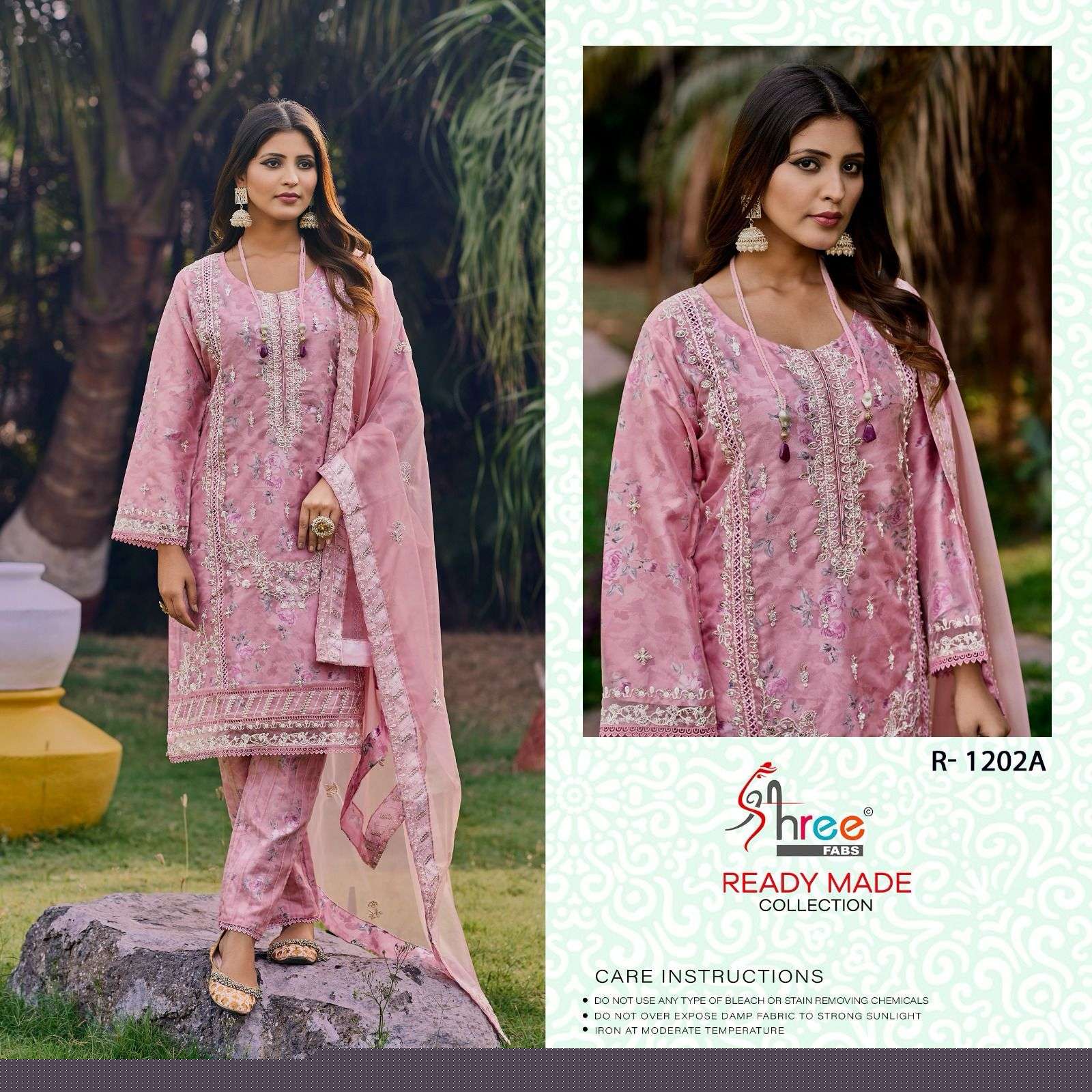 R-1202 COLOURS BY SHREE FABS HEAVY EMBROIDERED ORGANZA PAKISTANI DRESSES