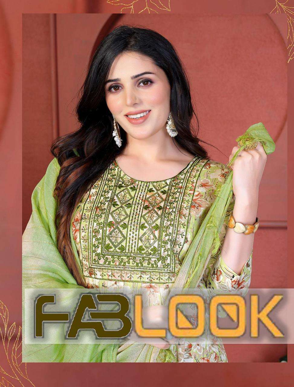 FAB LOOK BY ASLIWHOLESALE 1001 TO 104 SERIES RAYON FOIL PRINT DRESSES