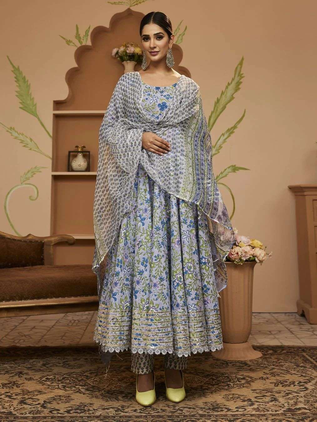 RAMIYA VOL-157 BY ASLIWHOLESALE DESIGNER FACNY COTTON PRINTED DRESS