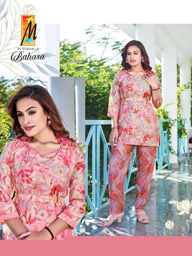 BAHARA CO-ORD SET CHANDERI STICTHED DRESSES