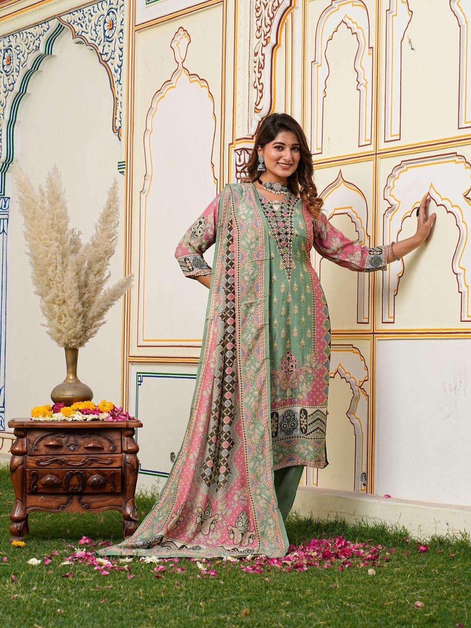 NIMITA VOL-23 BY ASLIWHOLESALE DESIGNER FACNY PURE COTTON PRINTED DRESSES