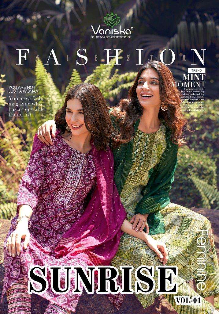 SUNRISE VOL-01 BY ASLIWHOLESALE DESIGNER FACNY CAPSULE PRINT DRESSES