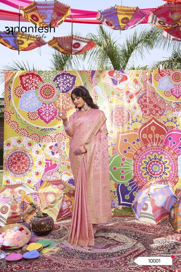 VISHVASUNDAREE  BY ANANTESH LIFESTYLE DESIGNER SATIN SILK PRINTED SAREES