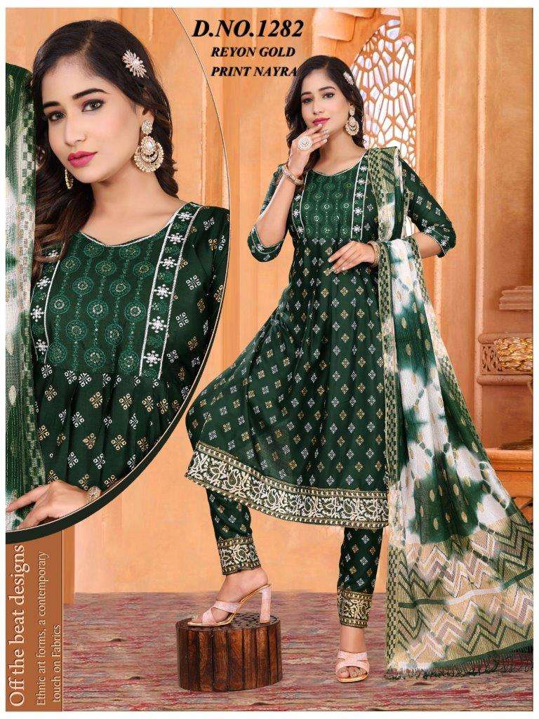 NIMITA VOL-36 BY ASLIWHOLESALE DESIGNER FACNY PURE RAYON PRINTED DRESSES