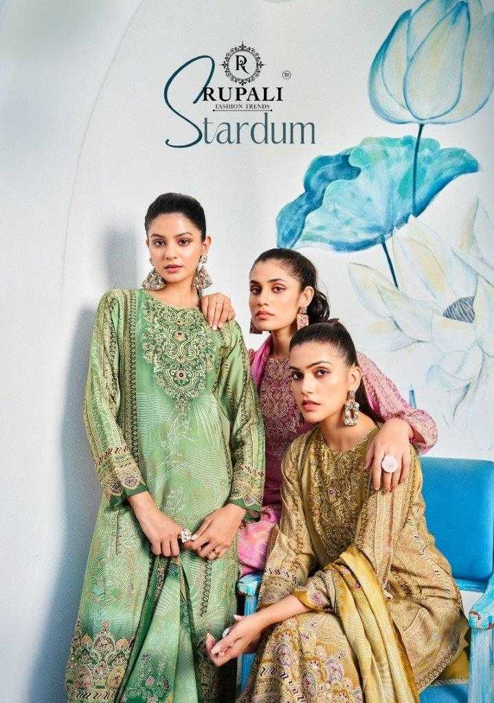 STARDUM BY RUPALI FASHION TRENDS DESIGNER VISCOSE BEMBERG MUSLIN PRINTED DRESSES