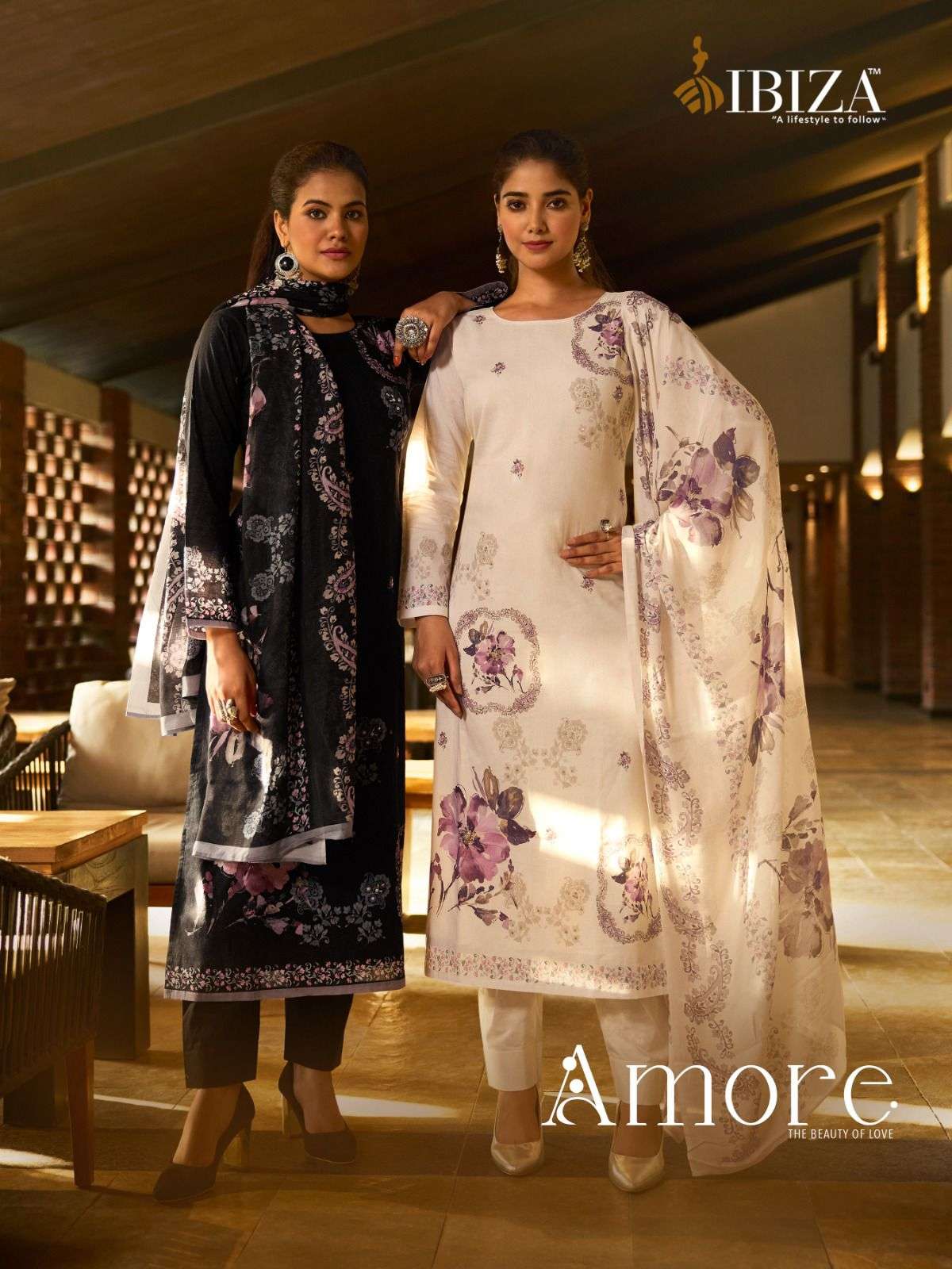 AMORE BY IBIZA 15661 TO 15664 SERIES PURE LAWN COTTON DIGITAL PRINT DRESSES