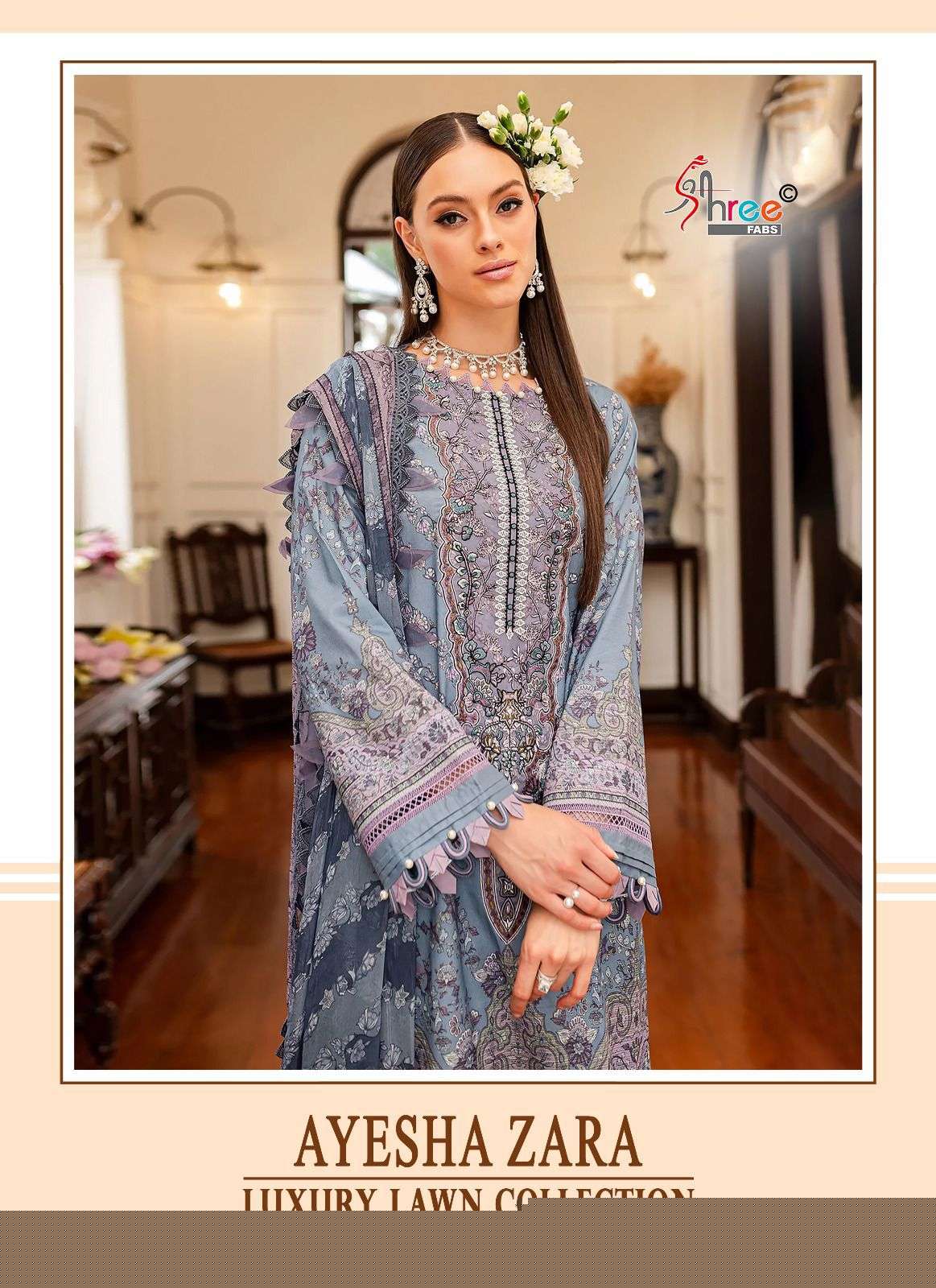 AYESHA ZARA LUXURY COLLECTION BY SHREE FABS COTTON PAKISTANI DRESSES