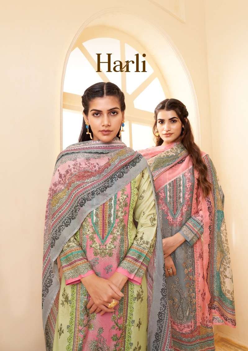 HARLI BY RUPALI FASHION TRENDS DESIGNER VISCOSE MUSLIN PRINTED DRESSES