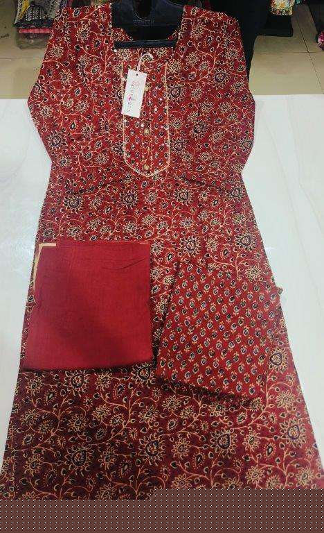 PRISHA SERIES-2 BY ASLIWHOLESALE DESIGNER FACNY COTTON PRINT DRESSES