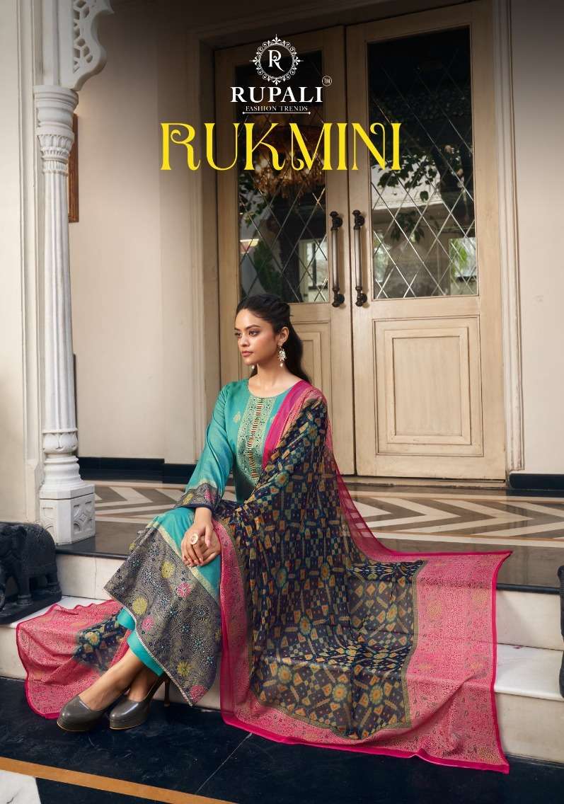 RUKMINI BY RUPALI FASHION TRENDS DESIGNER COTTON LAWN PRINTED DRESSES