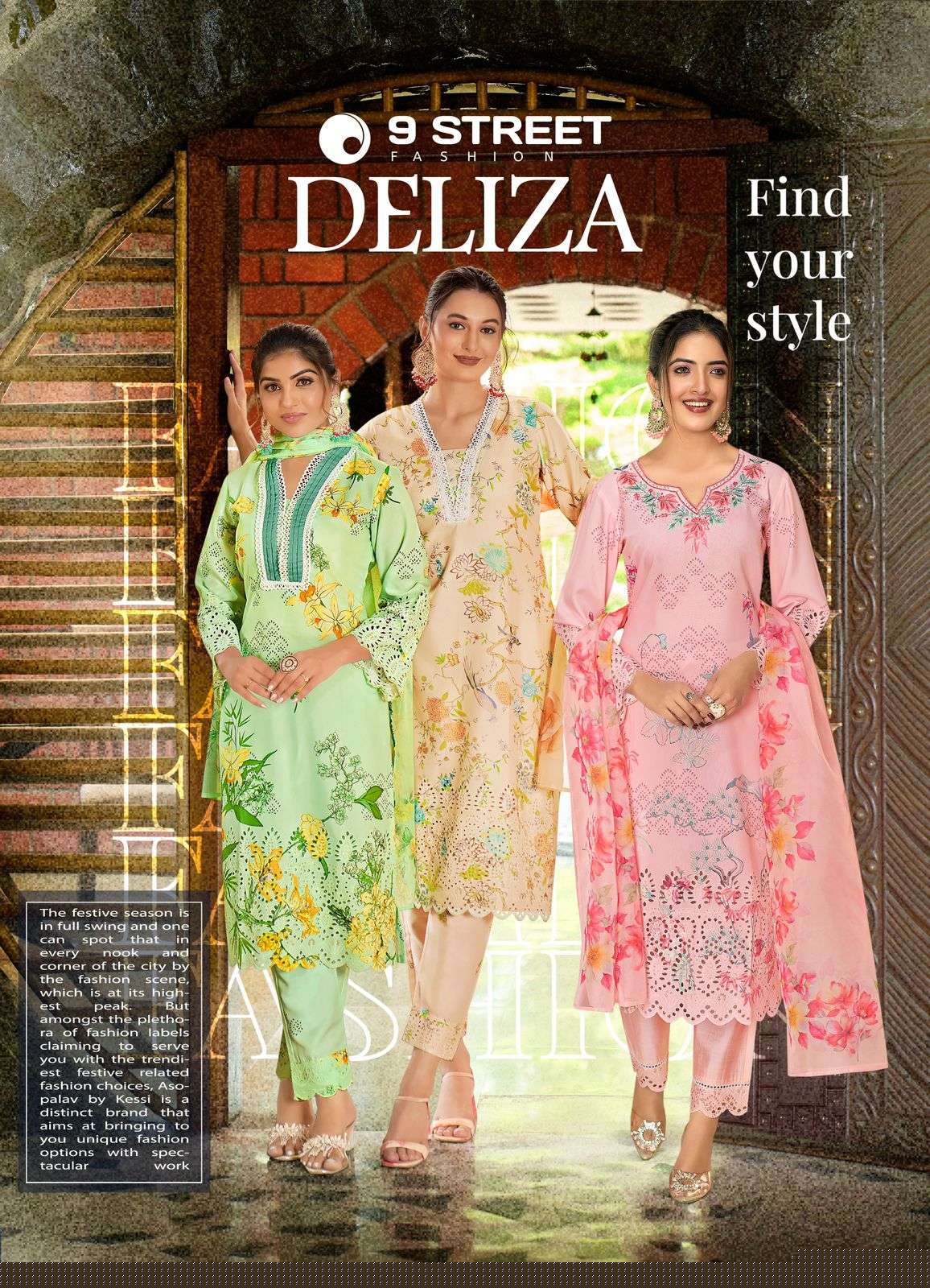 DELIZA BY ASLIWHOLESALE DESIGNER FACNY POLY VISCOSE PRINT DRESSES