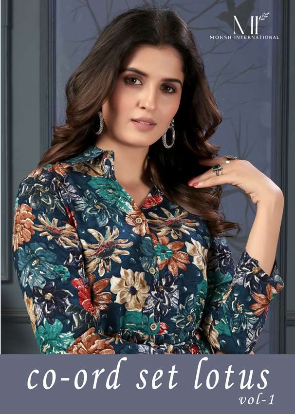 LOTUS VOL-01 BY MOKSH INTERNATIONAL DESIGNER RAYON PRINTED CO-ORD