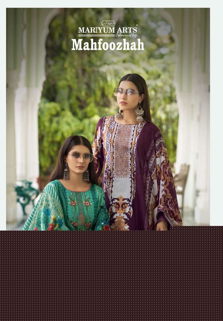 MAHFOOZHAH BY ASLIWHOLESALE DESIGNER FACNY CAMBRIC COTTON EMBROIDERY DRESSES