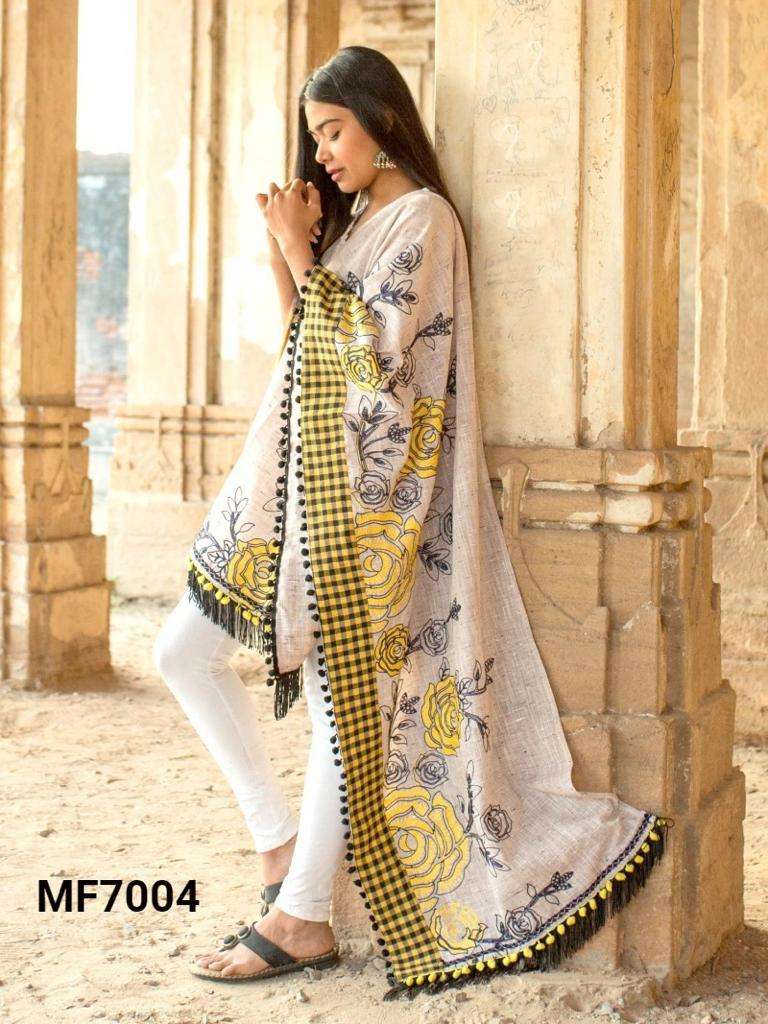 MESMORA DUPATTA VOL-2 BY ASLIWHOLESALE KHADI COTTON PRINTED DUPATTAS