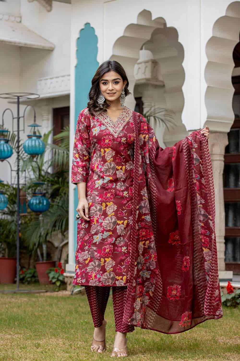 NIMITA VOL-112 BY ASLIWHOLESALE DESIGNER FACNY PURE COTTON PRINTED DRESSES