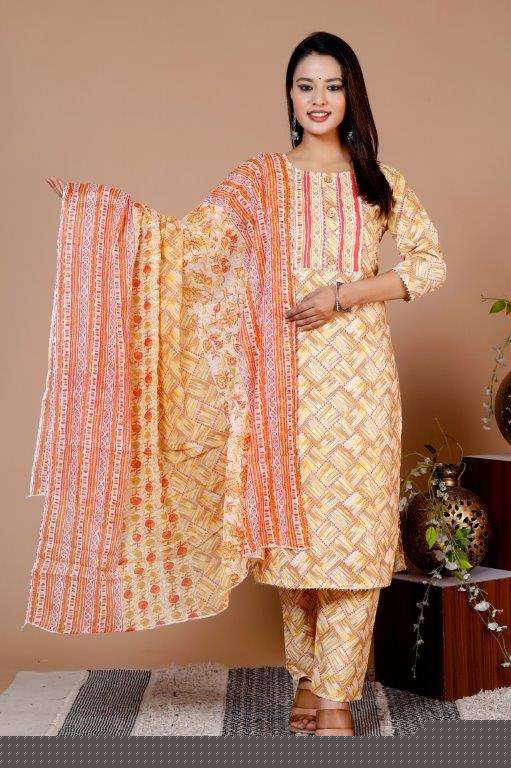 NIMITA VOL-116 BY ASLIWHOLESALE DESIGNER FACNY PURE COTTON PRINTED DRESSES