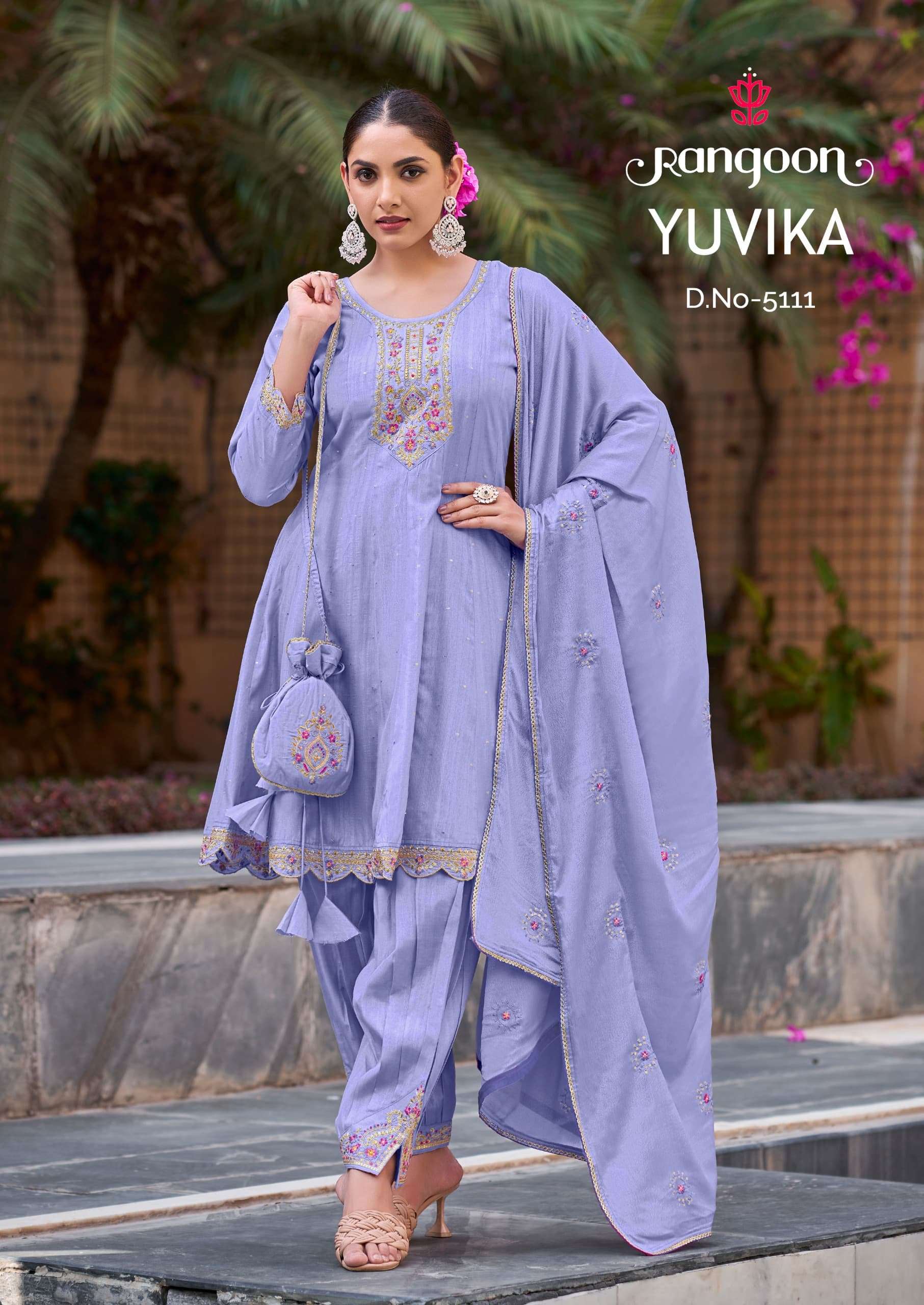 YUVIKA BY RANGOON 5111 TO 5116 SERIES HEAVY PURE VISCOSE WORK DRESSES