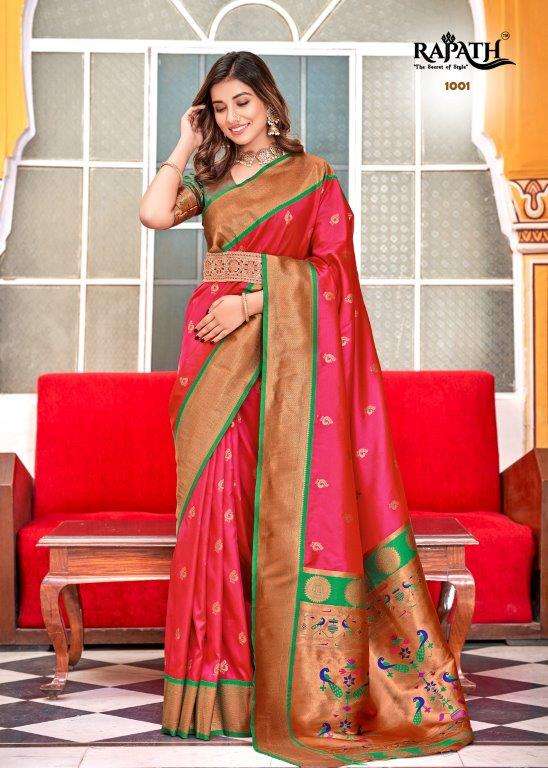 APOORVA PAITHANI BY RAJPATH 1001 TO 1006 SERIES SOFT PAITHANI SILK SAREES