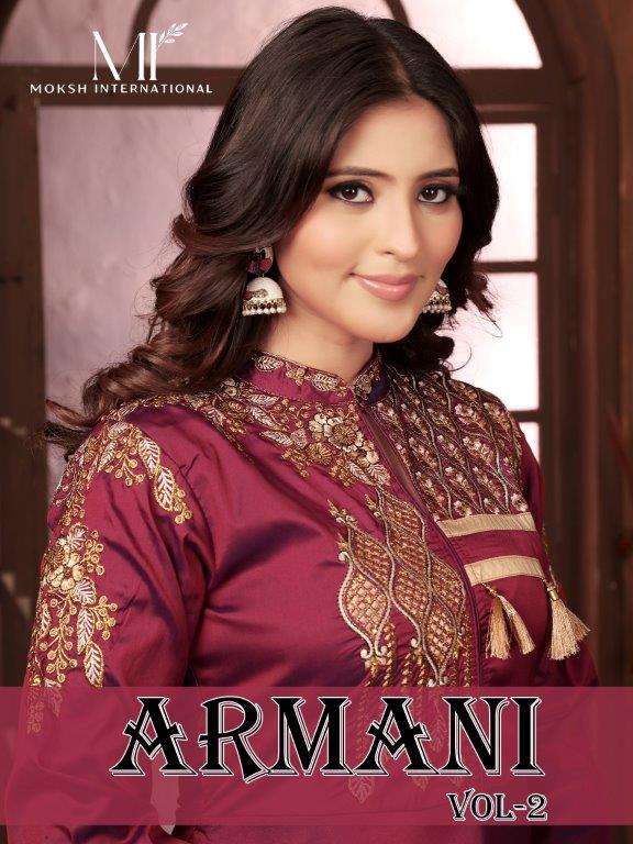 ARMANI VOL-02 BY MOKSH INTERNATIONAL DESIGNER SILK PRINTED GOWNS