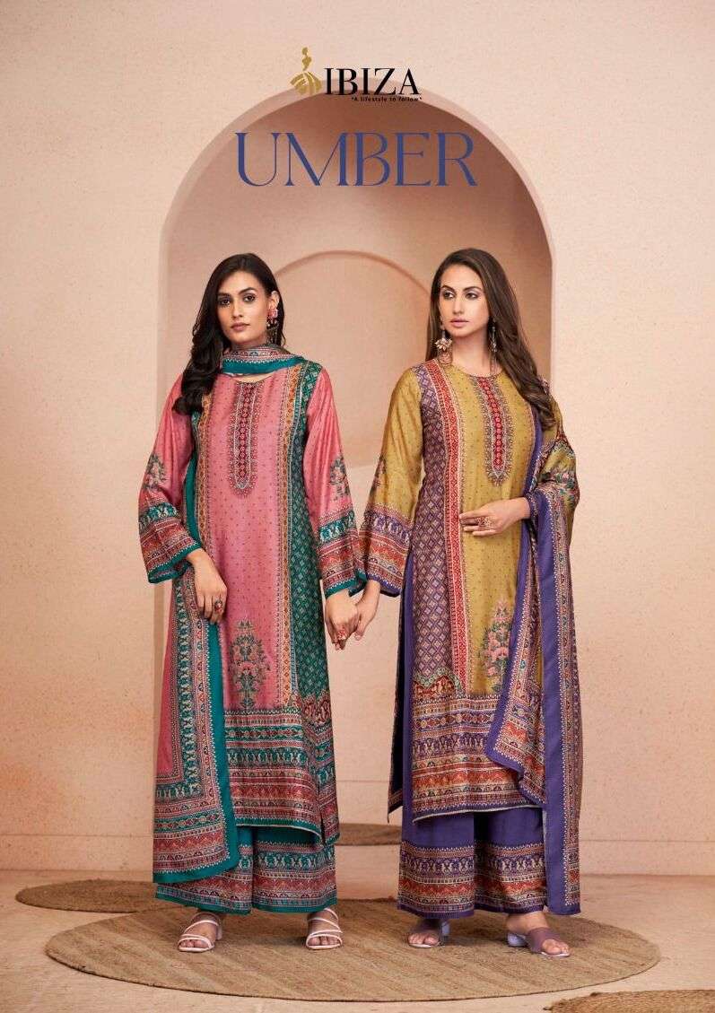 UMBER BY IBIZA 10927 TO 10931 PURE BAMBARG MUSLIN DIGITAL PRINT DRESSES