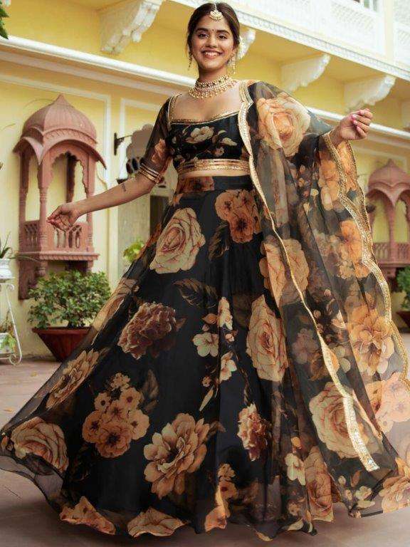 ZEEL VOL-23 BY ZEEL CLOTHING DESIGNER STYLISH ORGANZA GIRLISH LEHENGAS