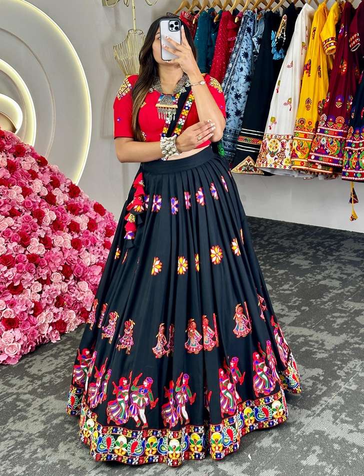 8082 COLOR BY ASLIWHOLESALE DESIGNER FANCY RAYON WORK LEHENGAS