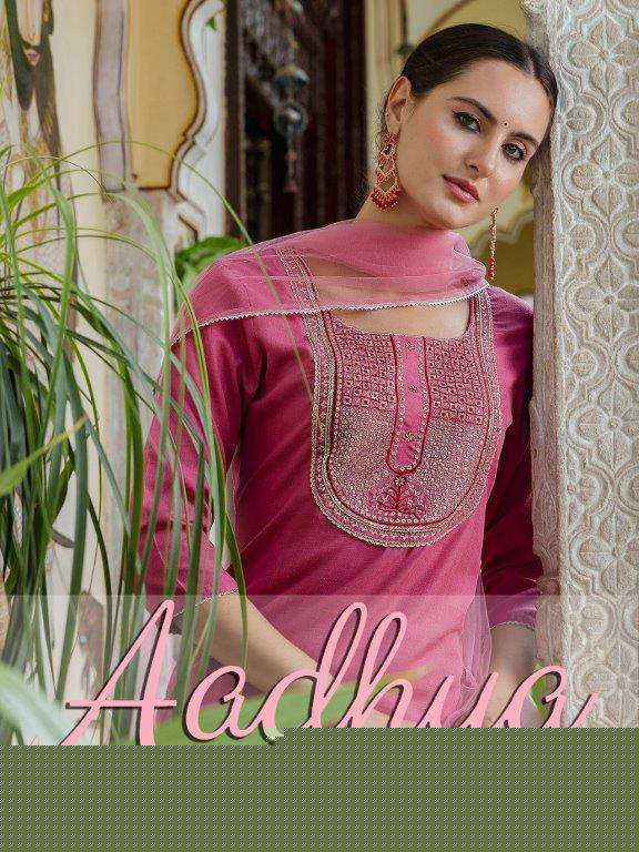 AADHYA VOL-01 BY ASLIWHOLESALE DESIGNER FACNY COTTON WORK DRESSES